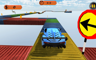 Ramp Car Stunts Racing Impossible Tracks 3d game cover