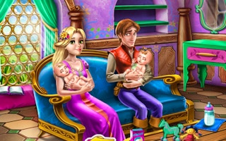 Rapunzel Twins Family Day game cover