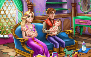 Rapunzel Twins Family Day game cover
