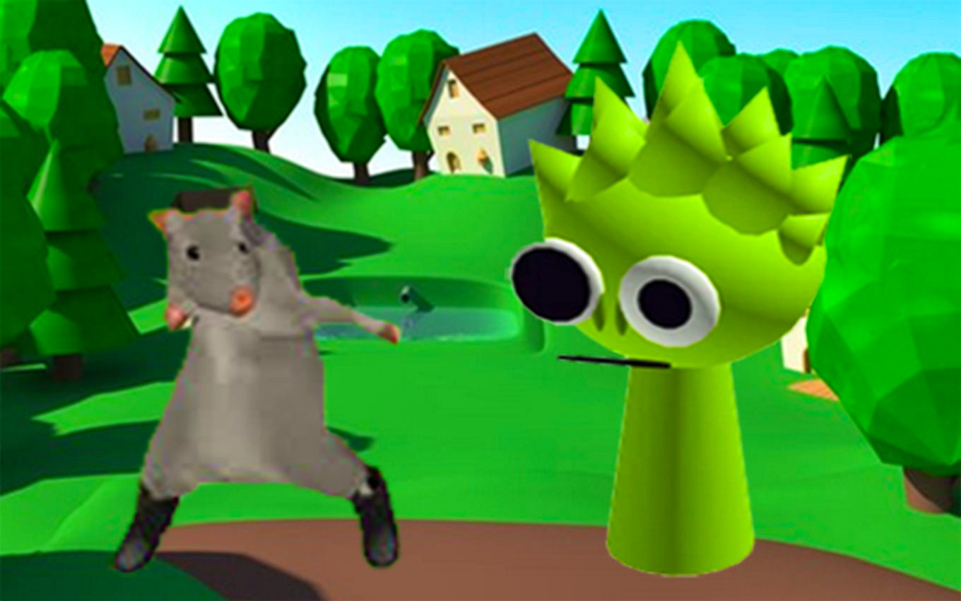 Ratomilton Meets Sprunki Physics Puzzle Adventure