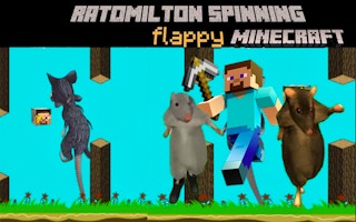 Ratomilton Spinning Flappy Minecraft