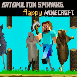 Ratomilton Spinning Flappy Minecraft Thumbnail
