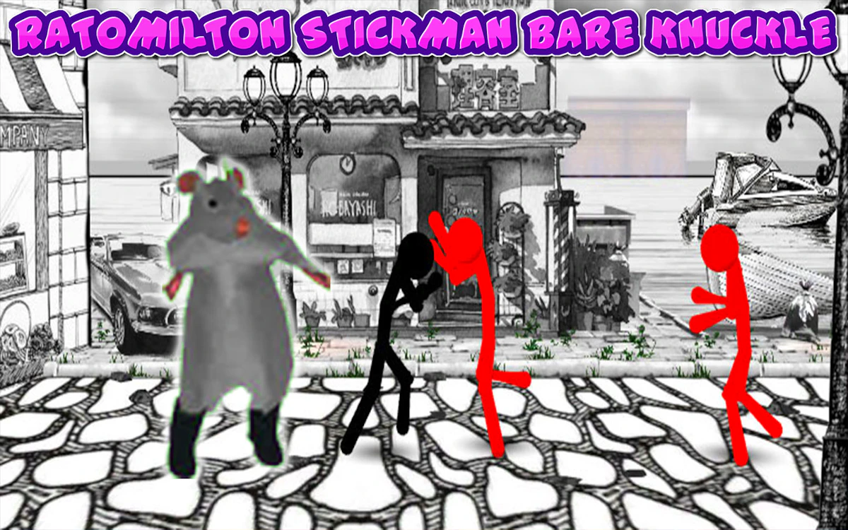 Play Ratomilton Stickman Bare Knuckle — free online Fighting game