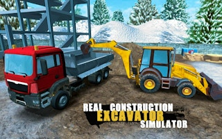 Real Construction Excavator Simulator game cover