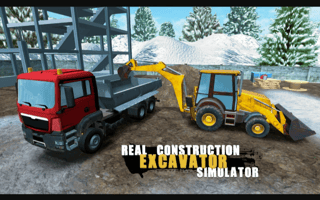 Real Construction Excavator Simulator game cover