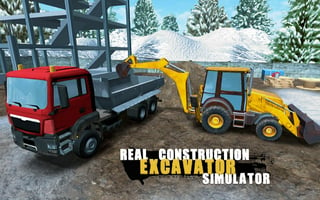 Real Construction Excavator Simulator game cover