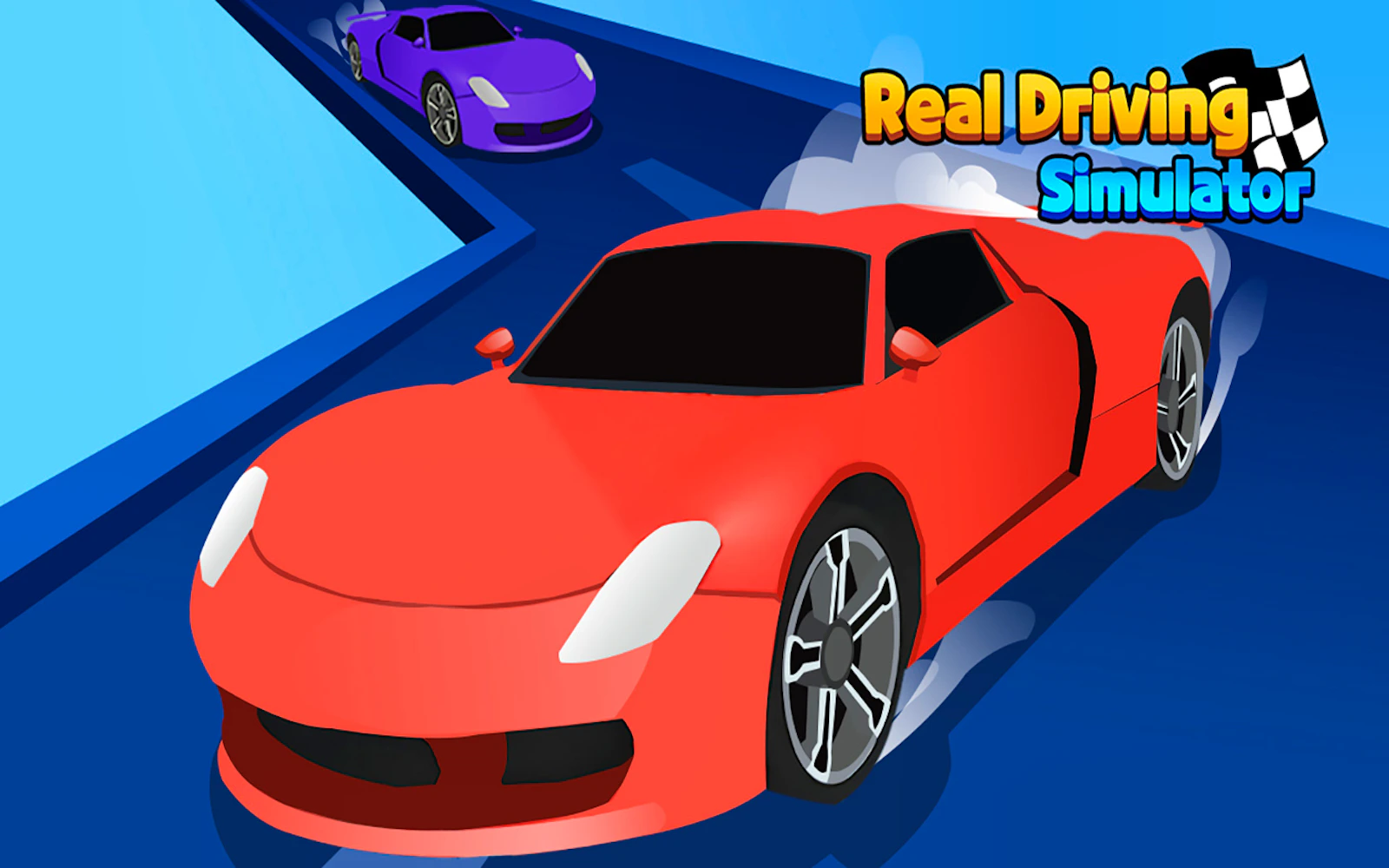 Real Driving Simulator — free online driving game on Glaze Games