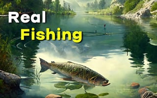 Real Fishing game cover