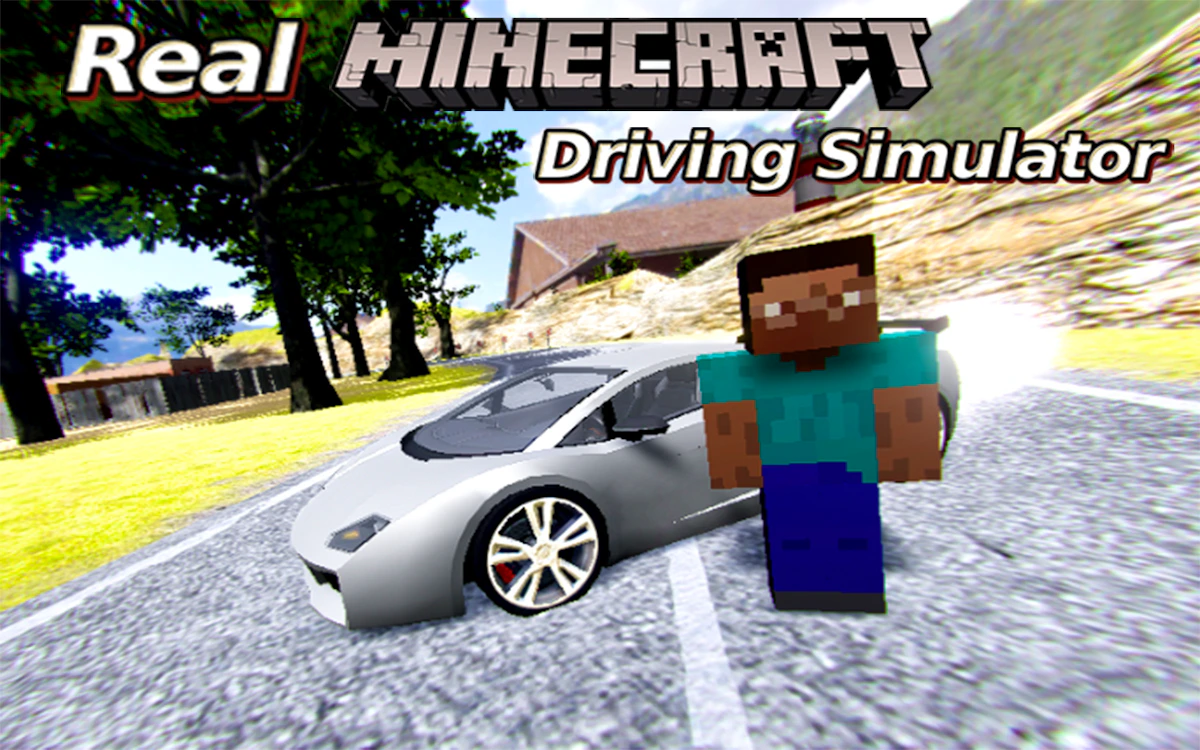 Play Real Minecraft Driving Simulator — free online Car game