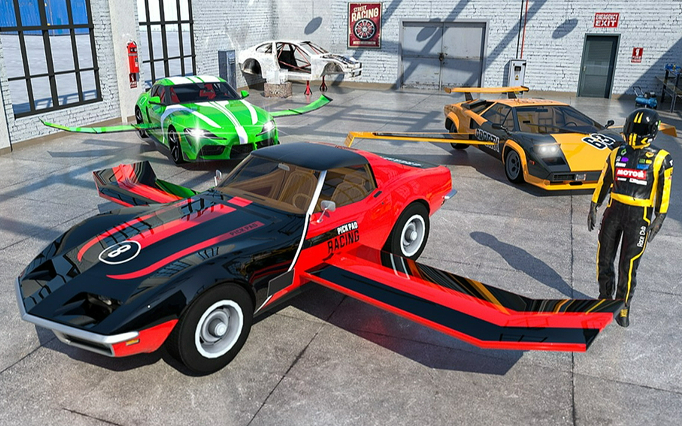 Play Real Sports Flying Car 3d  Free Online Games. KidzSearch.com