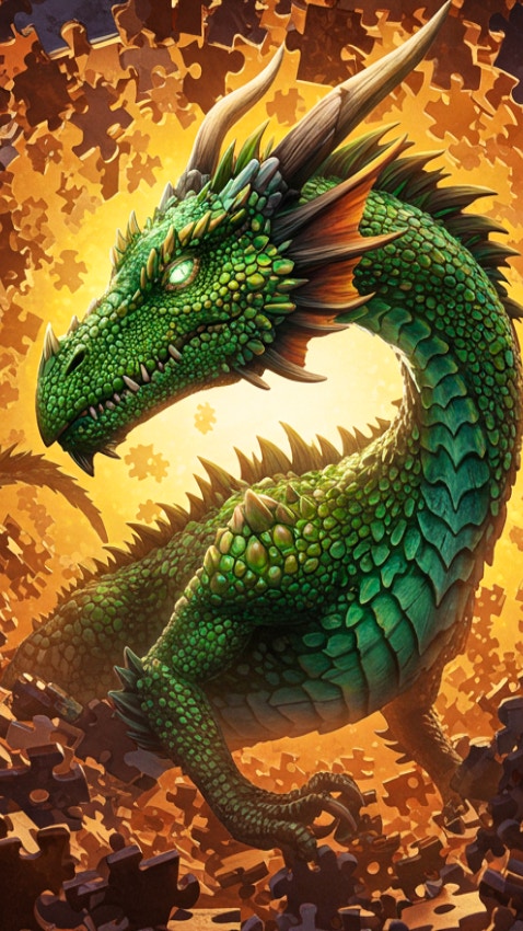 Realistic Dragon Jigsaw Puzzle