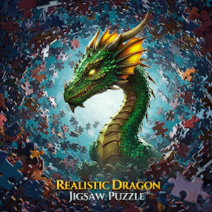 Realistic Dragon Jigsaw Puzzle Thumbnail