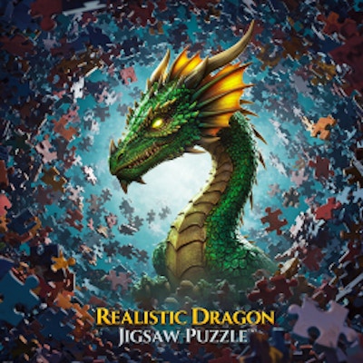 Realistic Dragon Jigsaw Puzzle By Gamepix