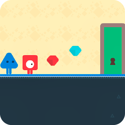 Red and Blue Adventure By Gamepix