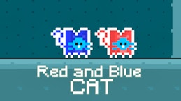 Red and Blue Cat
