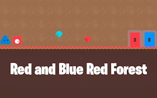 Red And Blue Red Forest