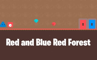 Red And Blue Red Forest