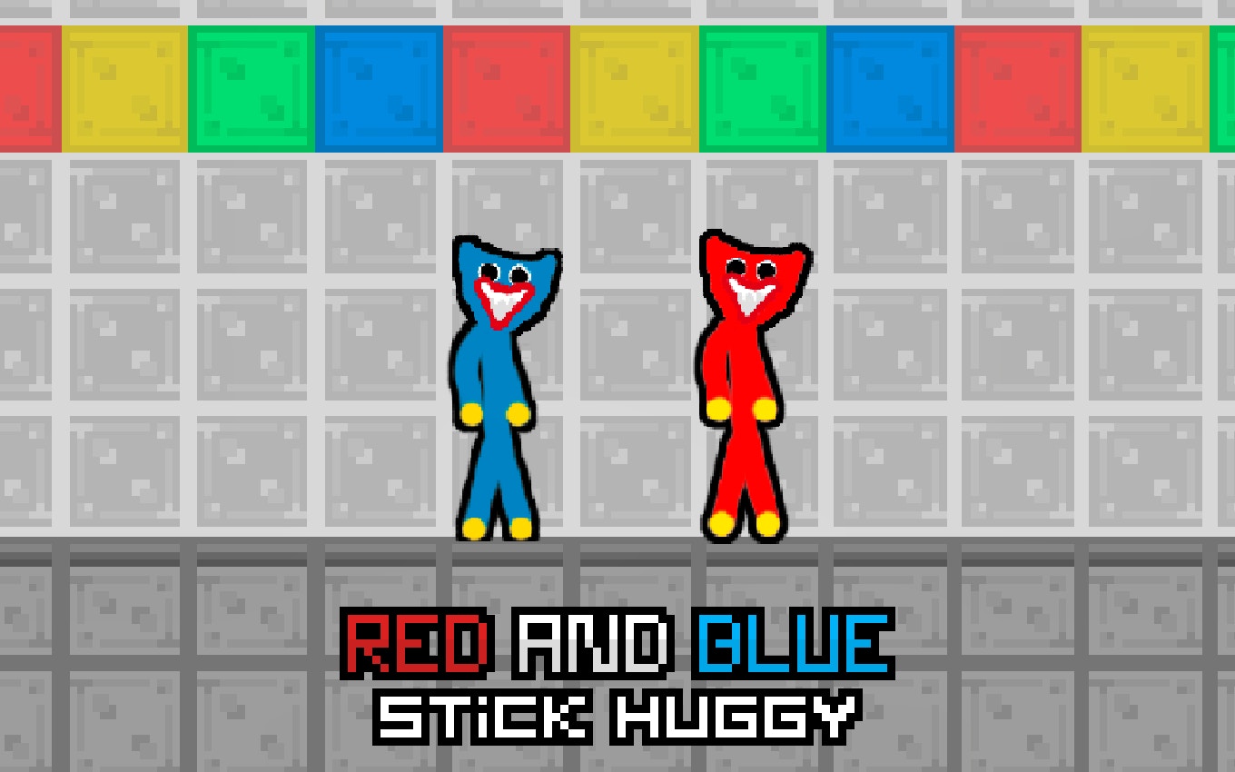 Red and Blue Stick Huggy