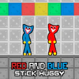 Red and Blue Stick Huggy