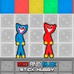 Red and Blue Stick Huggy