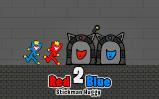 Red And Blue Stickman Huggy 2