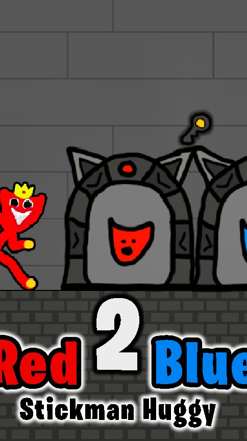 Red and Blue Stickman Huggy 2