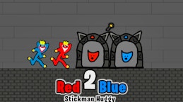 Red and Blue Stickman Huggy 2