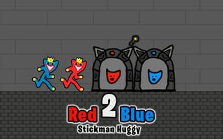 Red And Blue Stickman Huggy 2 game cover