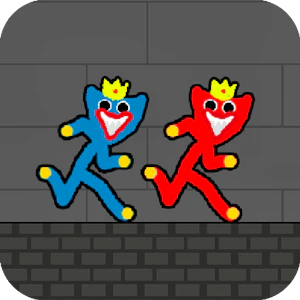 Red and Blue Stickman Huggy 2 Thumbnail