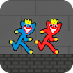 Red and Blue Stickman Huggy 2 banner