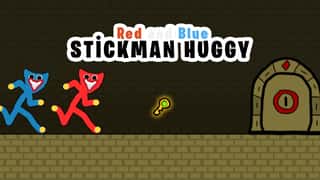 Red And Blue Stickman Huggy game cover
