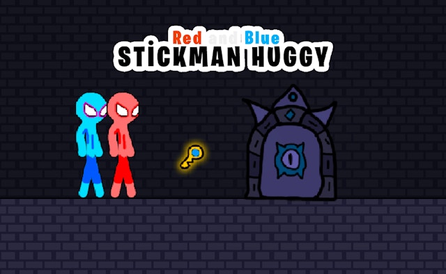 Red And Blue Stickman Rope