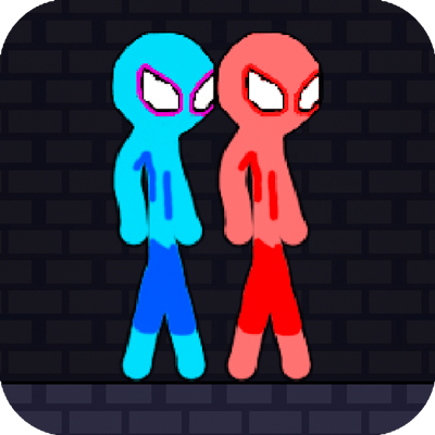 Red and Blue Stickman Rope By Gamepix