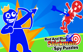 Red And Blue Stickman Spy Puzzles game cover