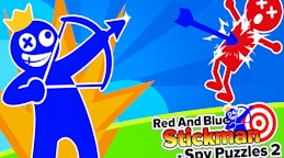 Red And Blue Stickman Spy Puzzles 2