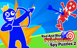 Red And Blue Stickman Spy Puzzles 2 game cover