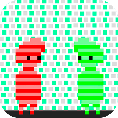Red and Green 6: Color Rain By Gamepix