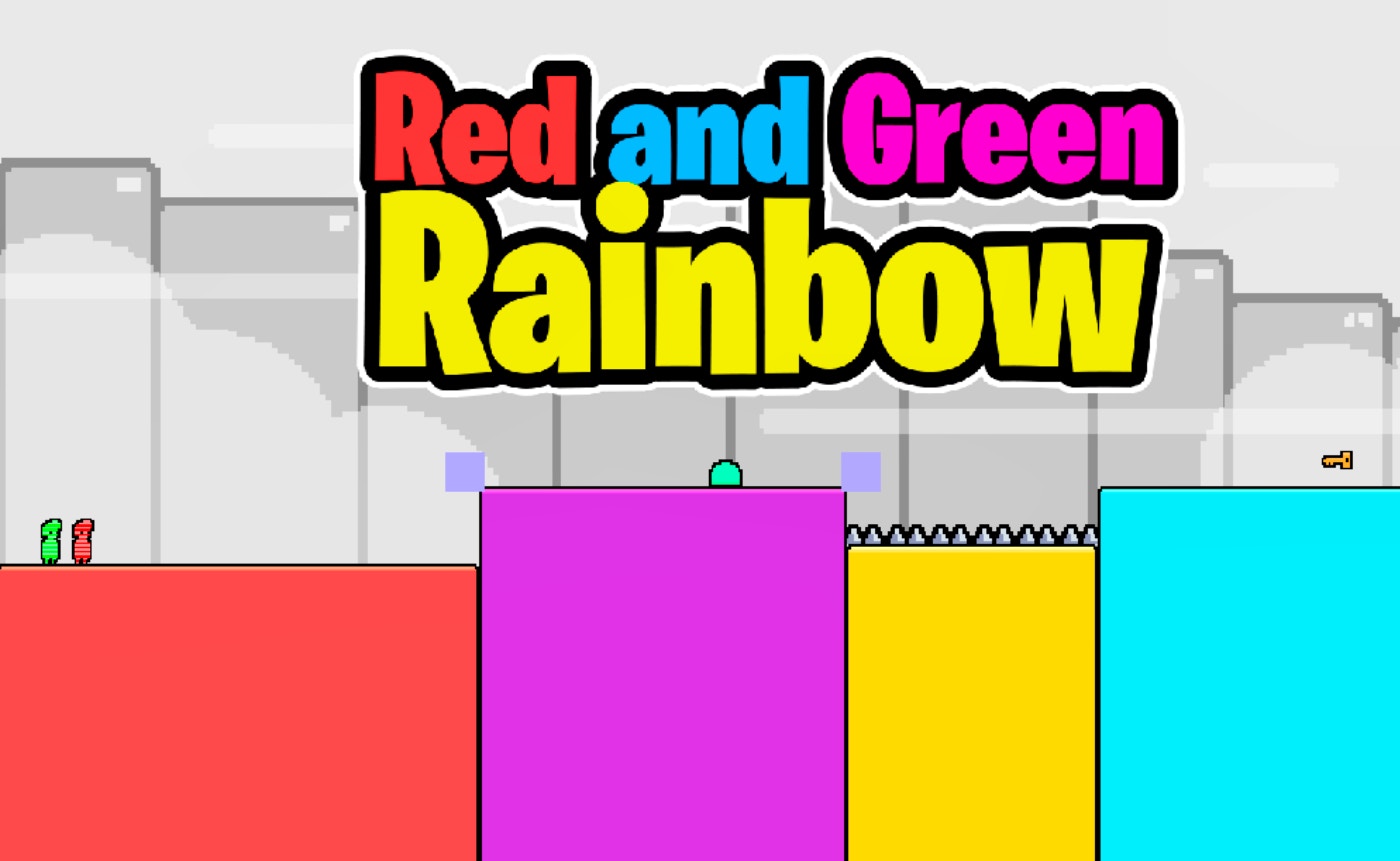 Red and Green Rainbow