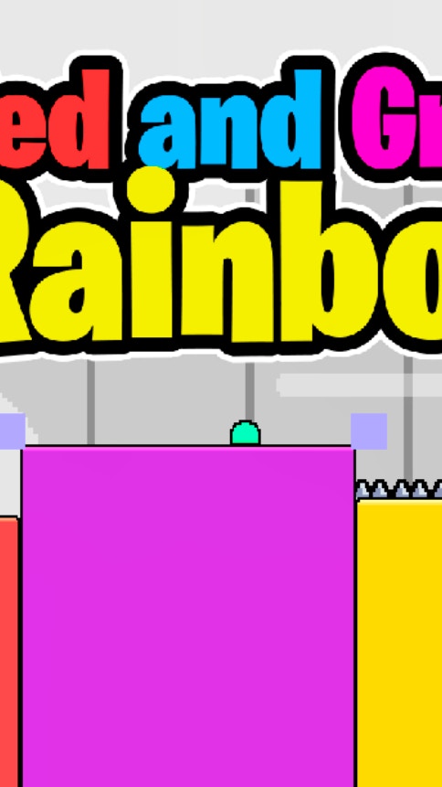 Red and Green Rainbow