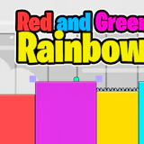 Red and Green Rainbow