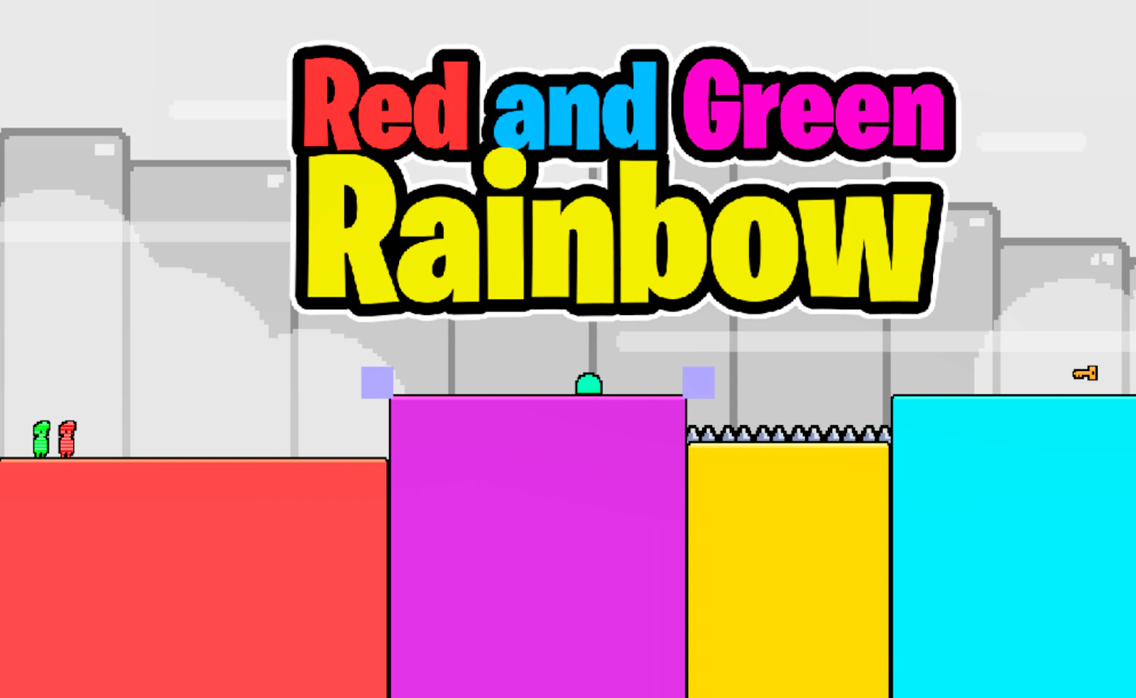 Red and Green Rainbow — free online two player game on Glaze Games
