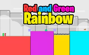 Red and Green Rainbow