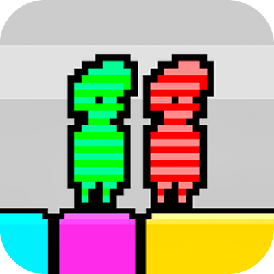 Red and Green Rainbow By Gamepix