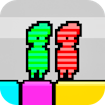 RED AND GREEN RAINBOW