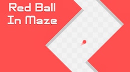 Red Ball In Maze