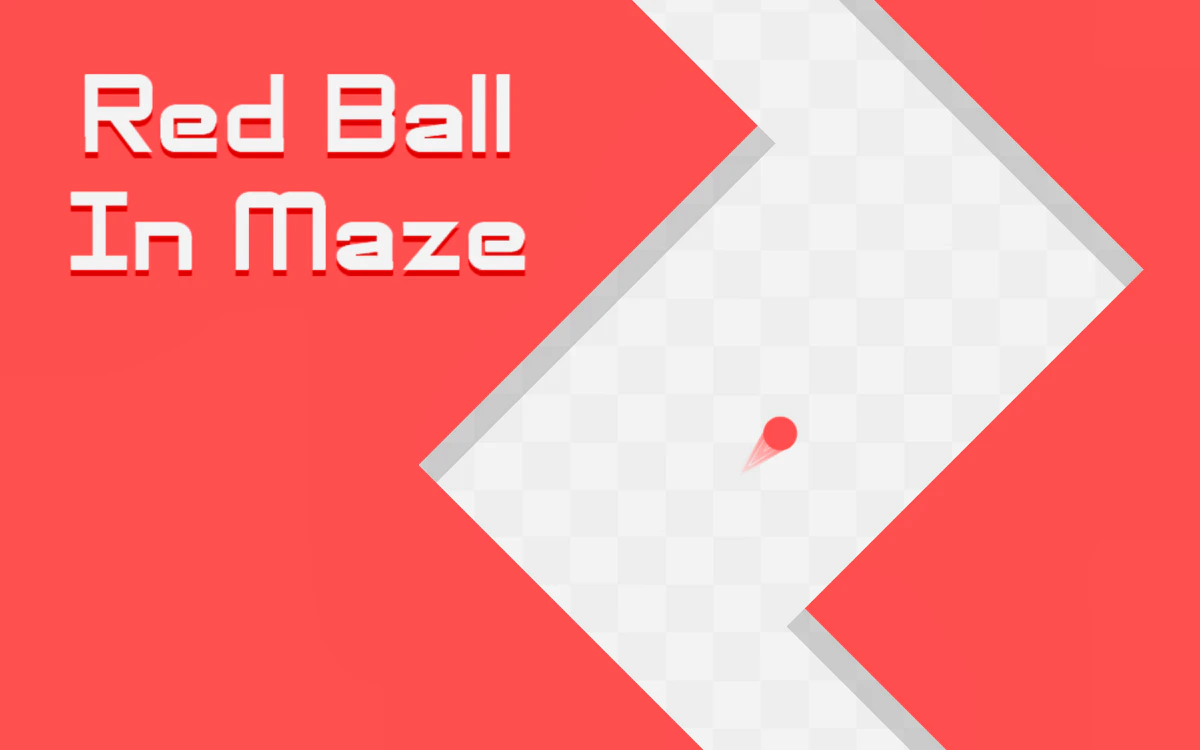 Play Red Ball In Maze — free online Arcade game