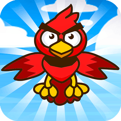 Red Bird By Gamepix
