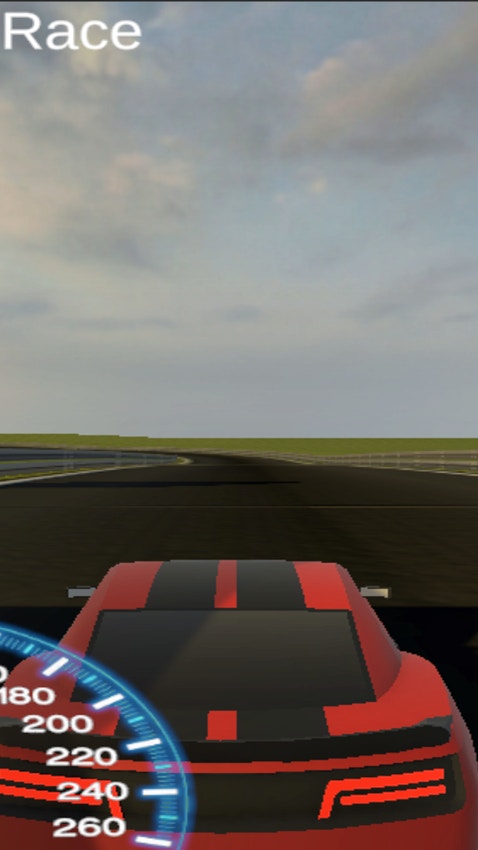 Red Car F8 RaceTrack