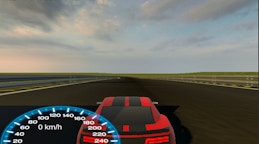 Red Car F8 RaceTrack