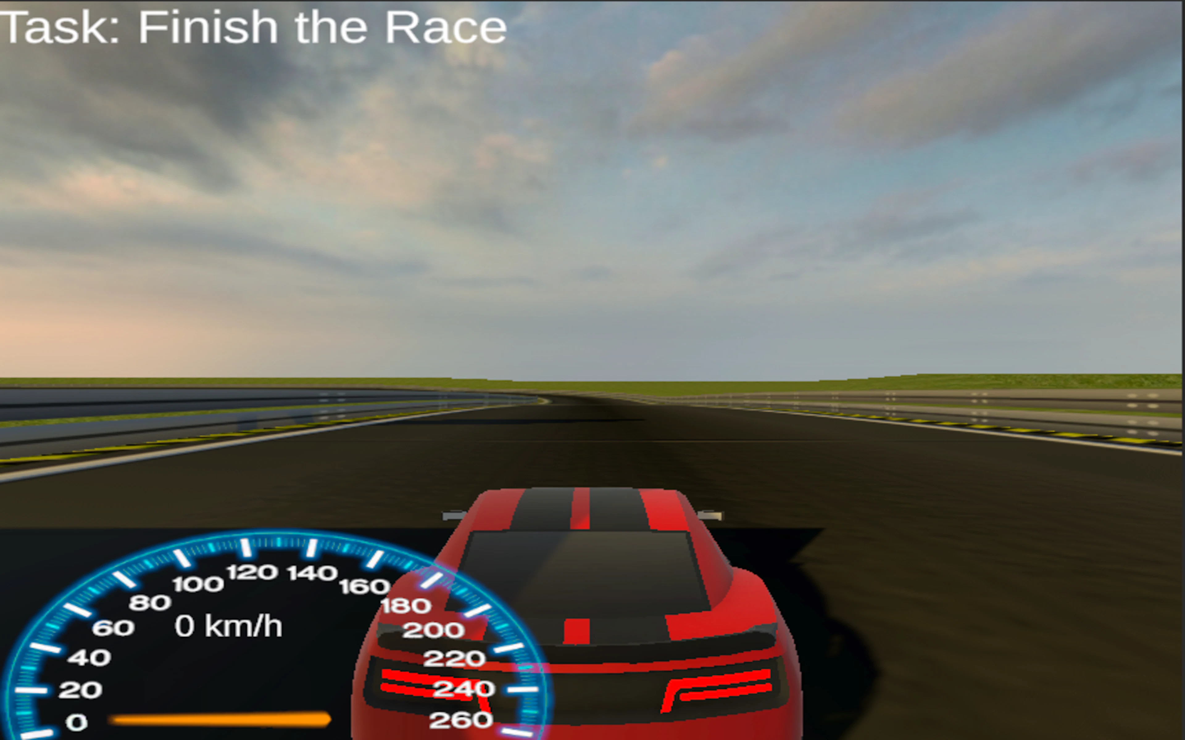 Red Car F8 RaceTrack